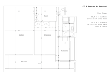 Magnifique 3 Pièces Rénové avec Terrasse